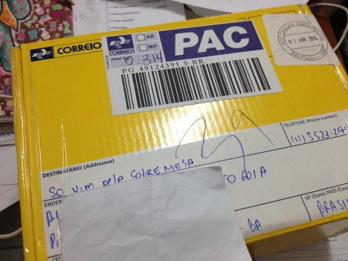 [Quando vi essa caixinha dos Correios, já sabia que era Misses Brownie]