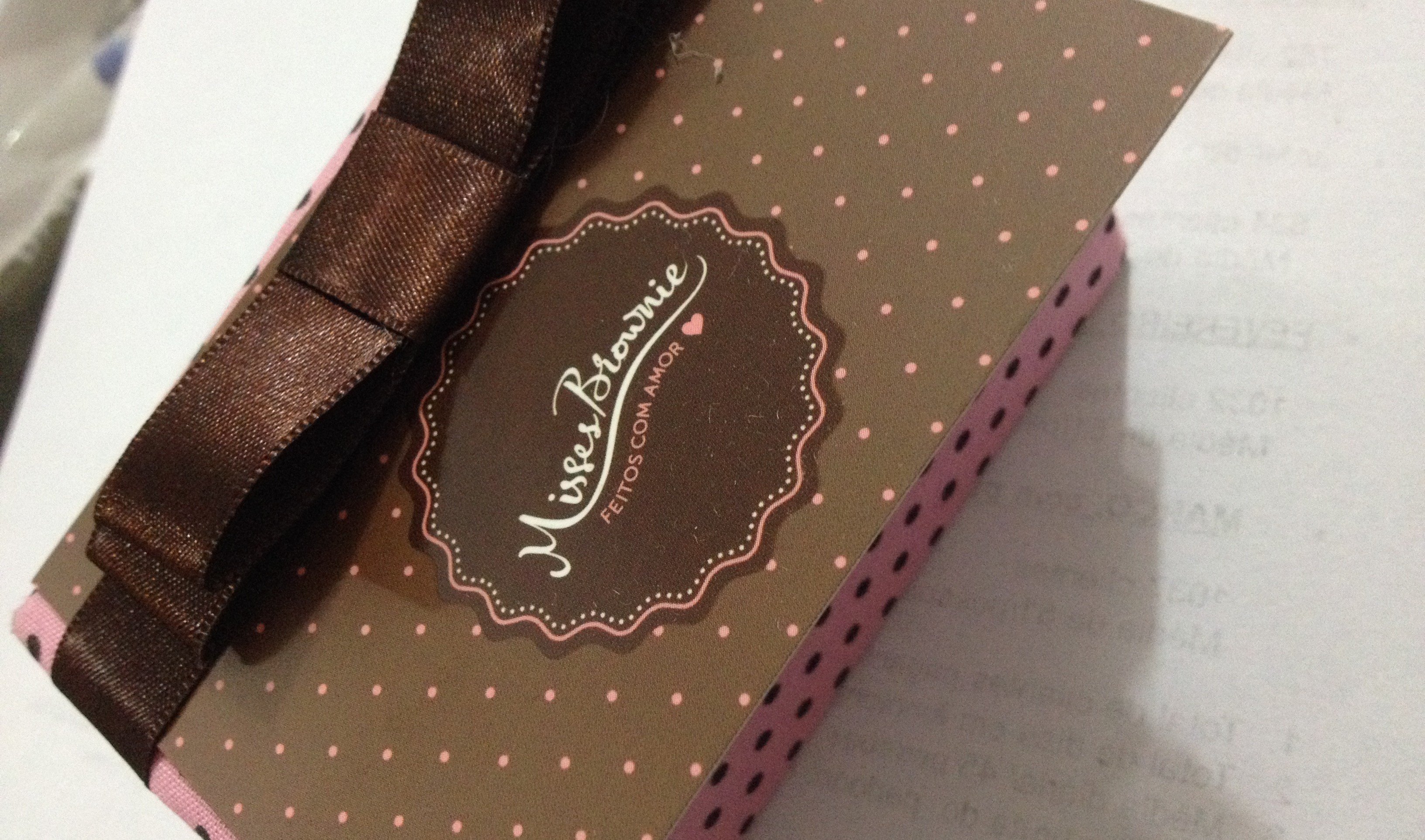 Um mimo com sabor chamado: Misses Brownie