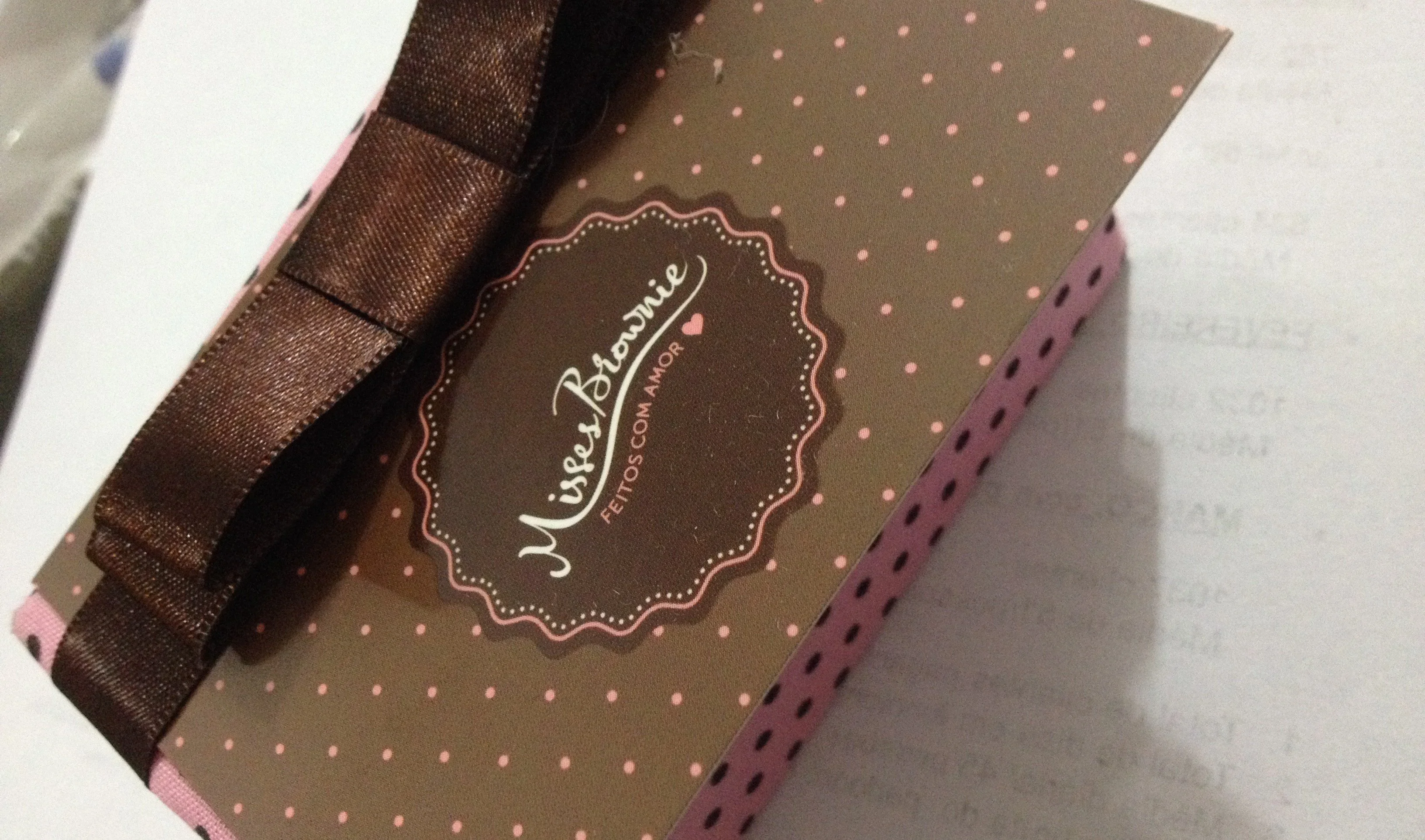 Um mimo com sabor chamado: Misses Brownie