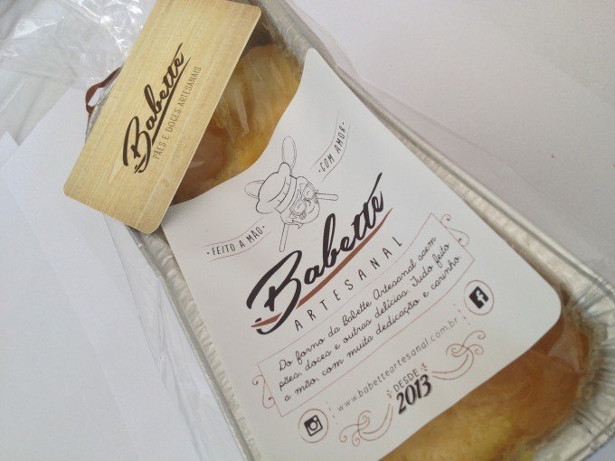 [Pão de Ló com Calda de Laranja e Especiaria - em sua embalagem original]