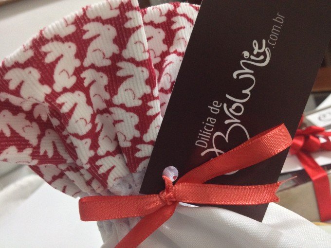 [Detalhe do Saquinho/Trouxinha com temática: Páscoa]