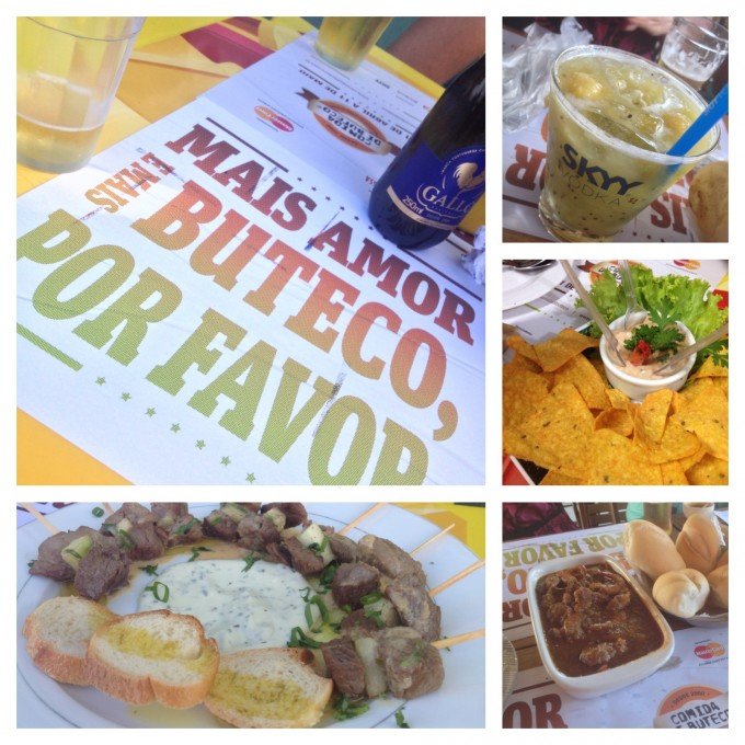 [Alguns dos tira-gostos e entradas, além de um dos drinks do concurso]