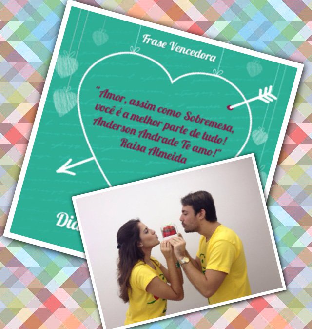 [A vencedora do Concurso Cultural no Facebook, já inlove com sua mini torta Granulado e com seu boy magia!]