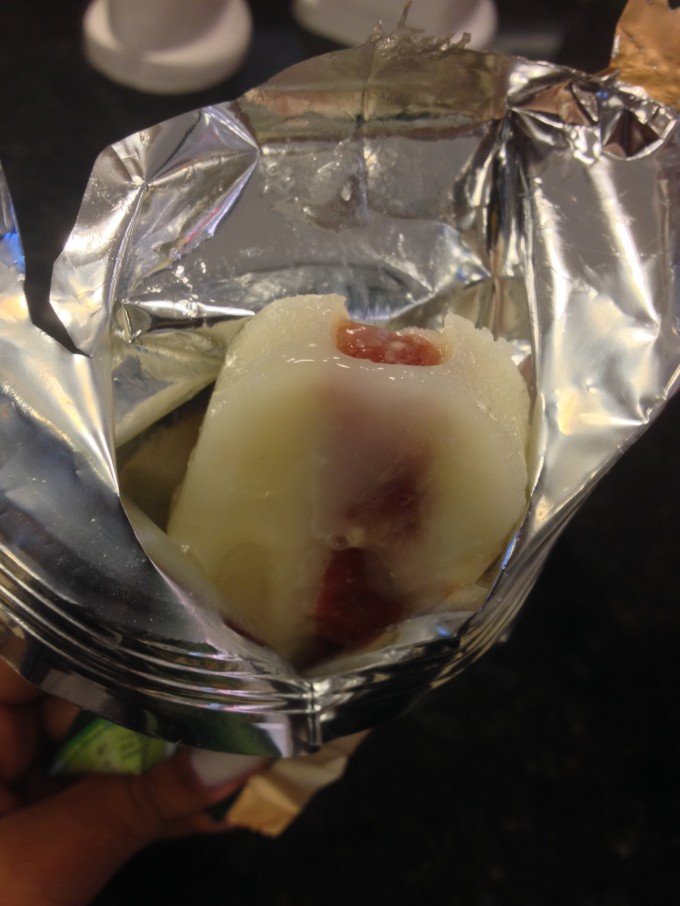 [Levemente salgadinho e um recheio cremoso de goiabada]