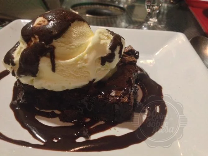 [Vou voltar por esse brownie, também!]