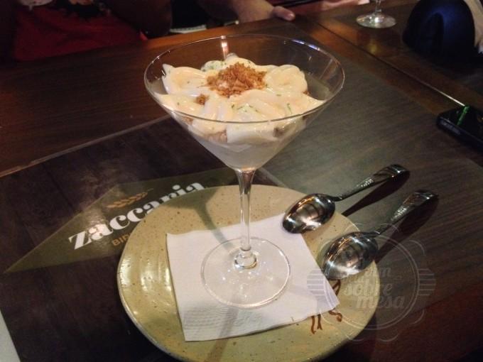 [Deliciosa essa mousse de limão do Zaccaria]