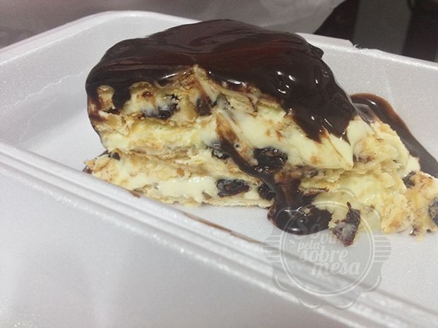 [Fatia embalada para viagem..deu uma derretida - de leve..rsrsrsrs]