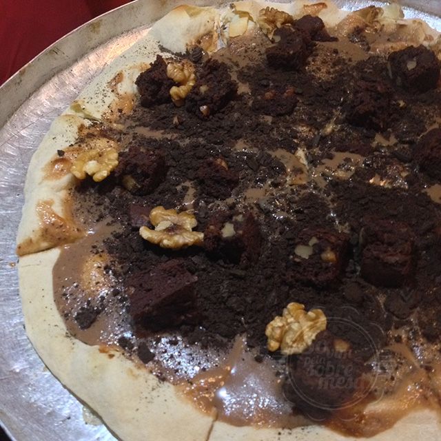 [Pizza de Pipoca de Brownie]