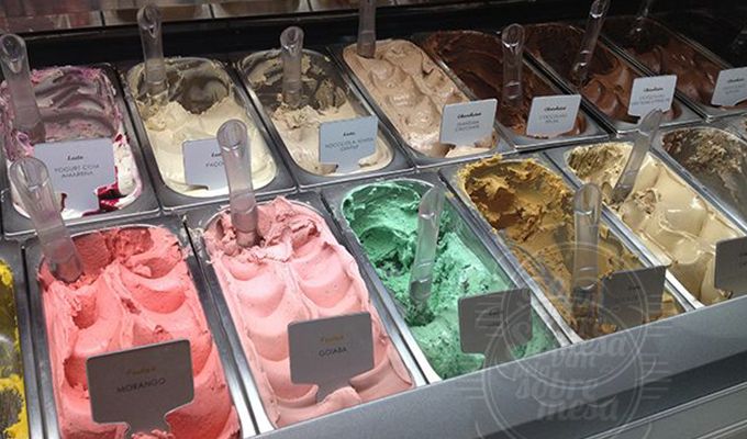 Os Melhores Sorvetes da Cidade.