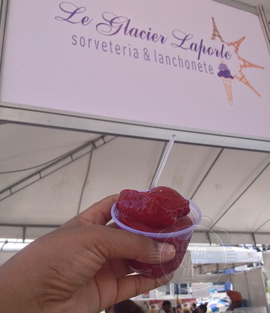 [Essa foto foi numa feirinha gastronomica em que a sorveteria tava com um stand - Mercadinho do Chef]