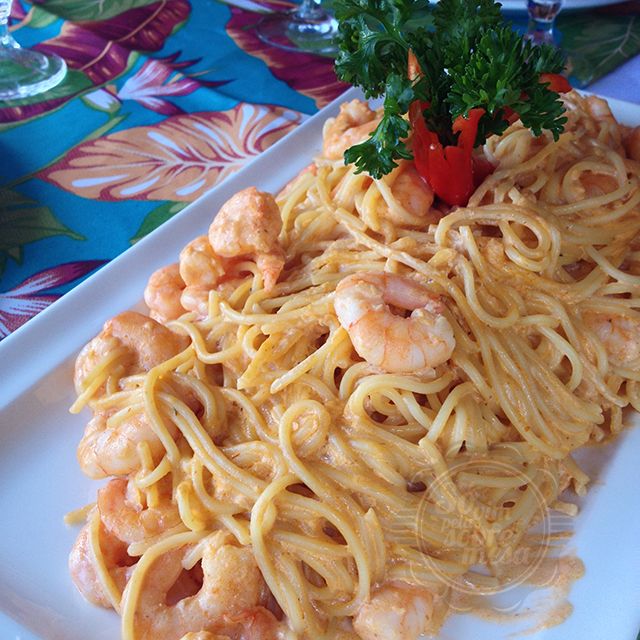 [Espaguete com Camarões]