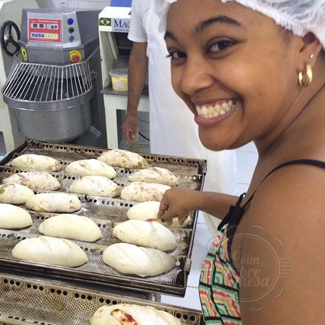 [Coloquei literamente a mão na massa]