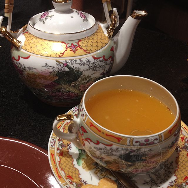 [Chá de Laranja com Gengibre - um dos meus preferidos na cidade!]