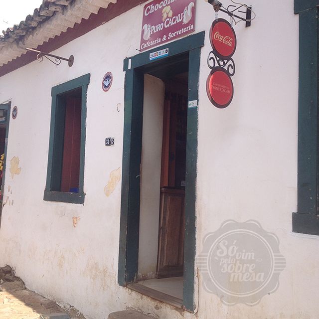[Essa sorveteria e chocolateria Puro Cacau é super cobiçada, filas e filas, nem deu pra provar, mas soube que é muito boa]