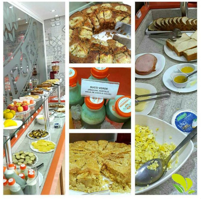 \[Nossa amiga Kari do @saudavelemqualquerlugar adora o café da manhã de lá, conhecemos através dela! Foto: cedida gentilmente por Saudável em Qualquer Lugar\]