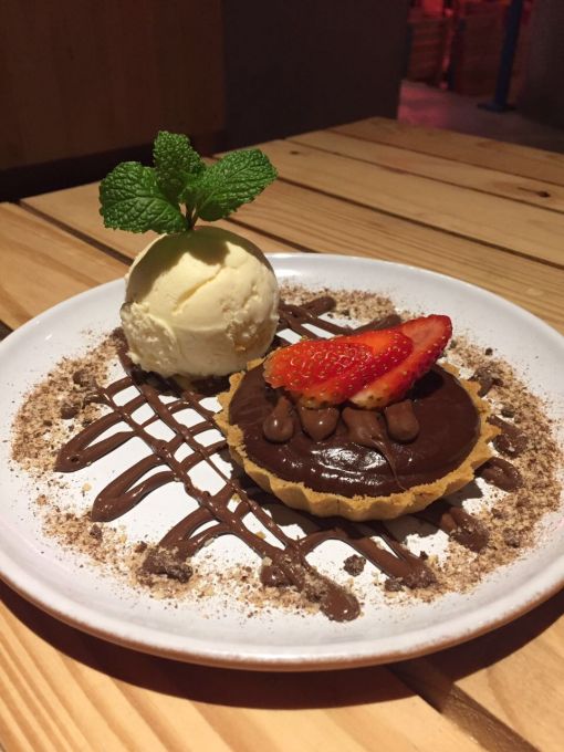 \[Torta de Nutella com Sorvete - uma delícia\]