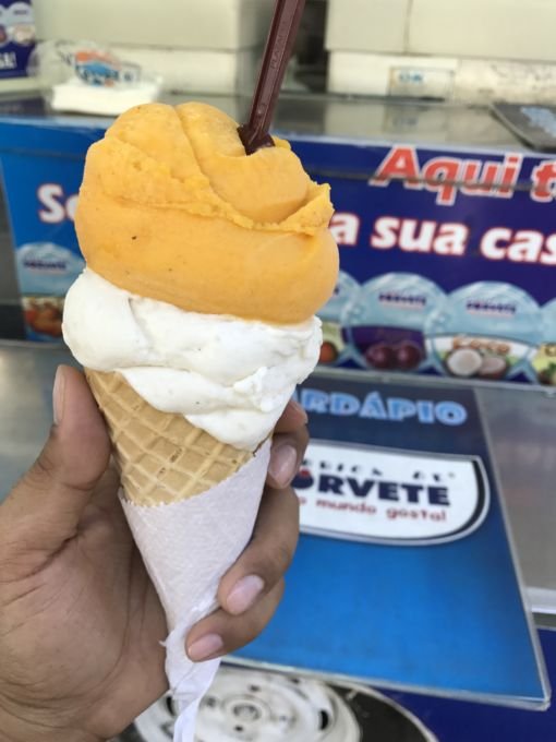 _Na minha infância e pré adolescência quando minha avó morava no Imbuí, meu vício eram os sorvetes da **Fábrica de Sorvete**, com uma unidade num trailer embaixo de uma mangueira - que até hoje, 26 anos depois, continua no mesmo lugar: Flocos, Coco Verde e Cajá - meus favoritos da marca._